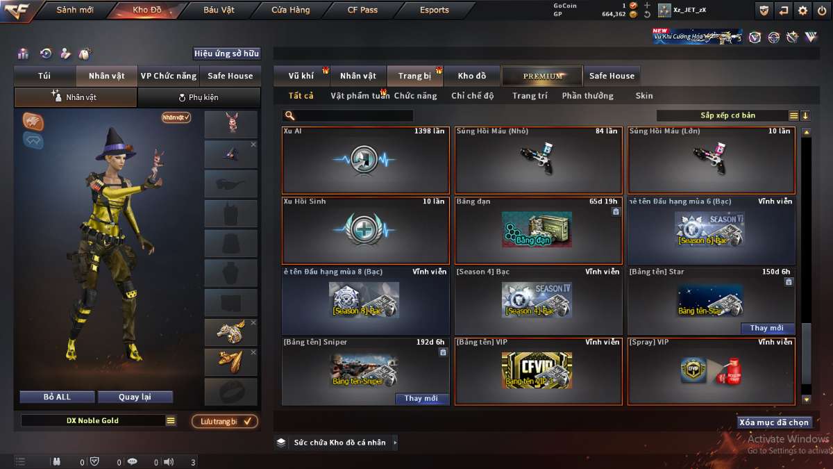shop acc cf uy tin gia re